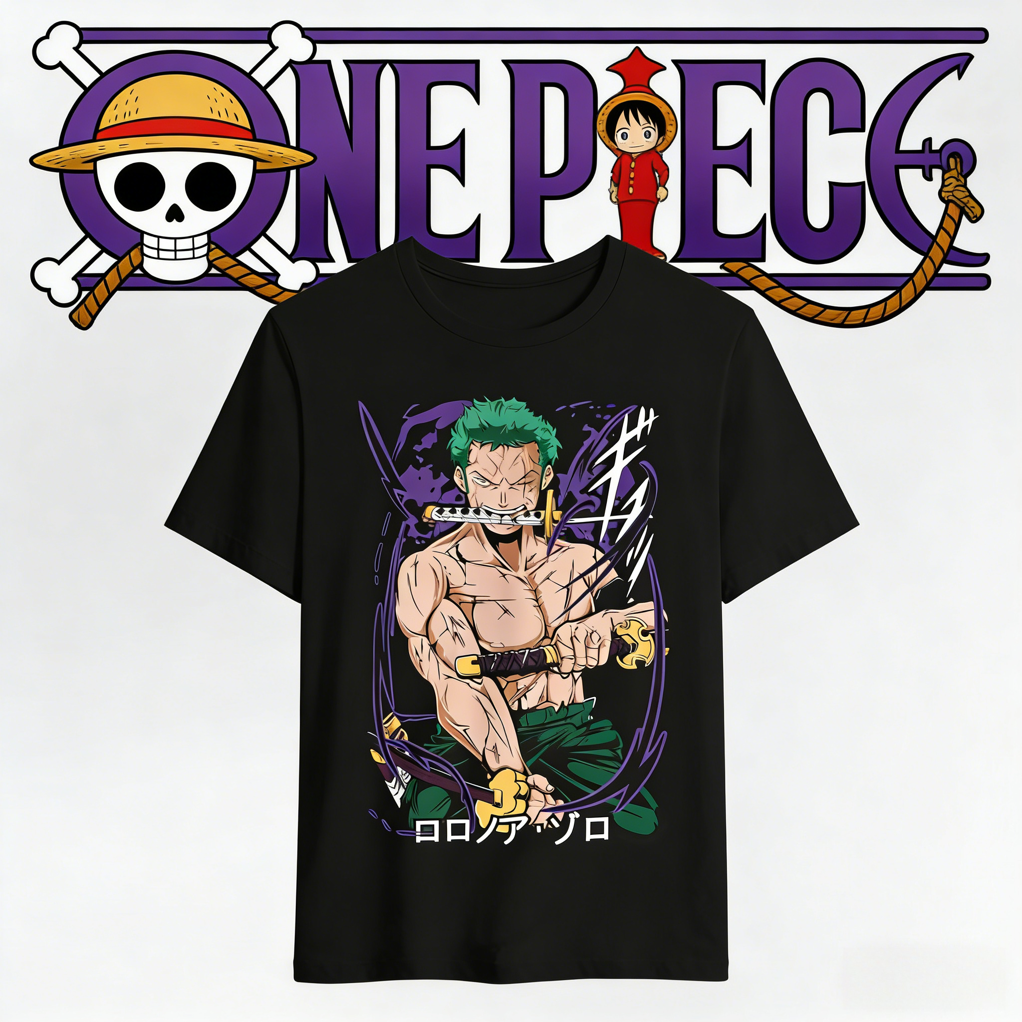 Fashion Y Vintage - 2026 Summer One Piece Roronoa Zoro