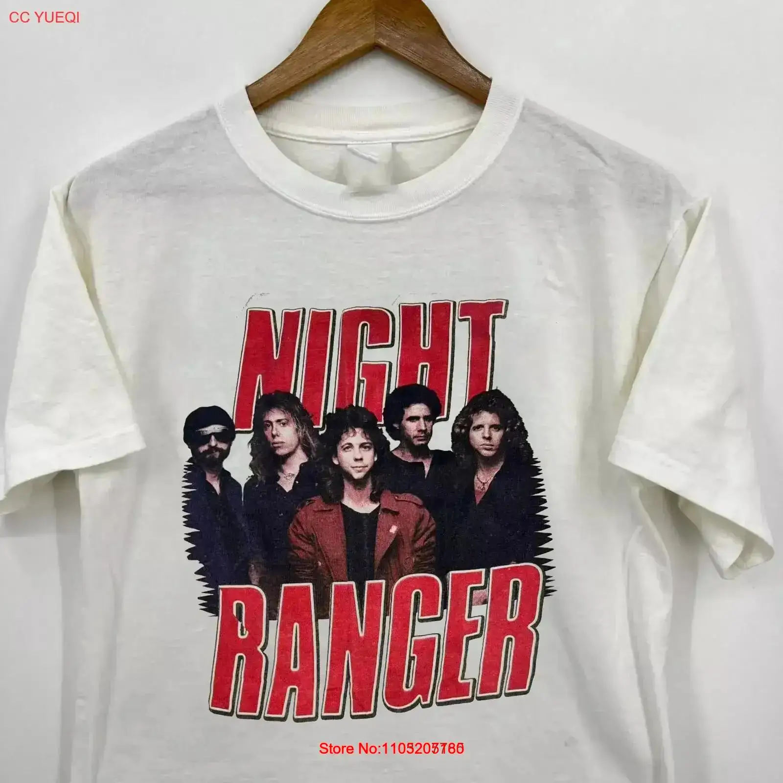Vintage Fashion Trends - Trend Night Ranger Tour Band White