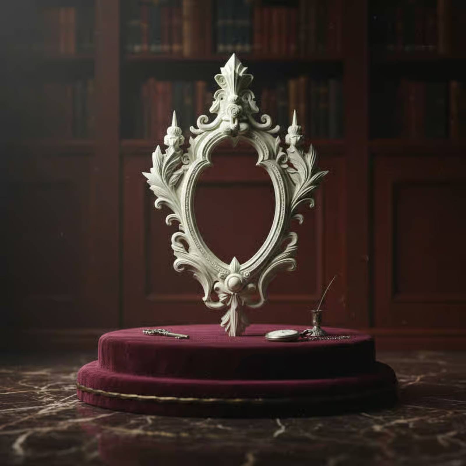 Fashion Y Vintage - Medieval Picture Frame Scrollwork Baroque Photo