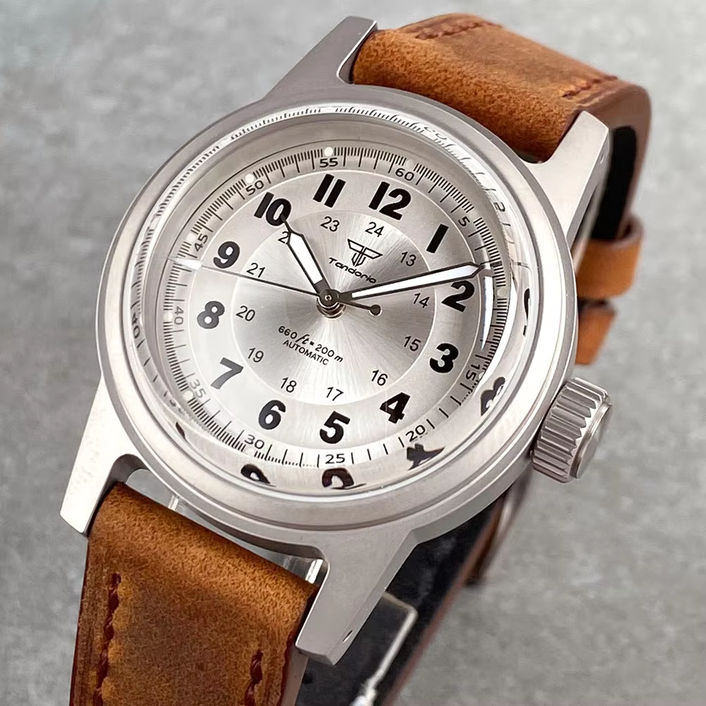 Vintage Fashion Complete - 36mm Military Automatic Watch Men Miyota