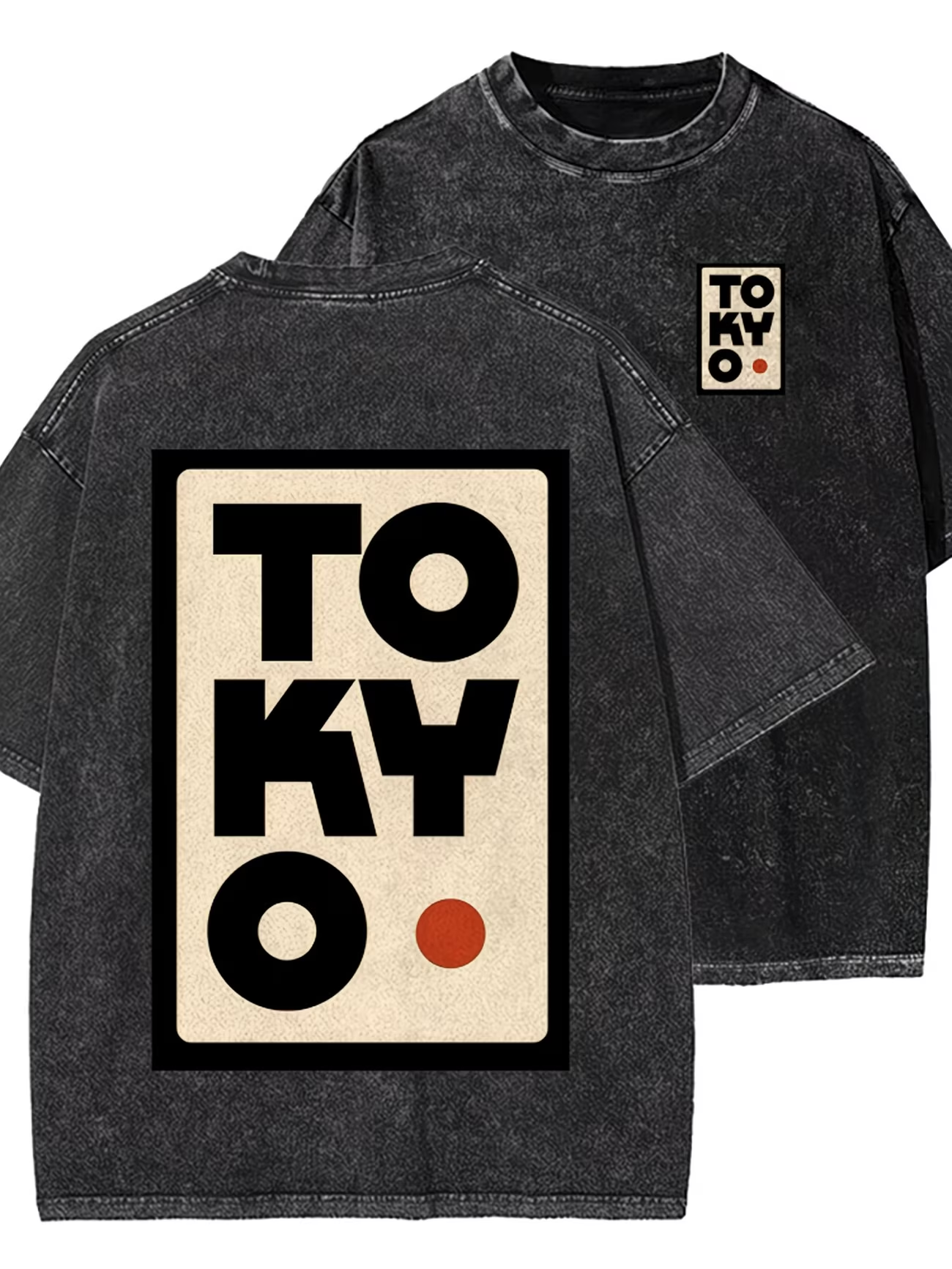 Vintage Fashion Tokyo - Tokyo Japanese Streetwear Washed Cotton T-shirt