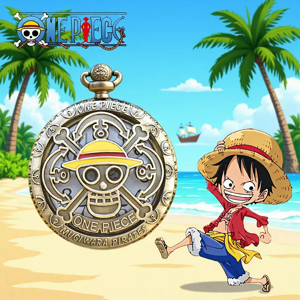 Fashion Y Vintage - New Cartoon One Piece Pocket Watch