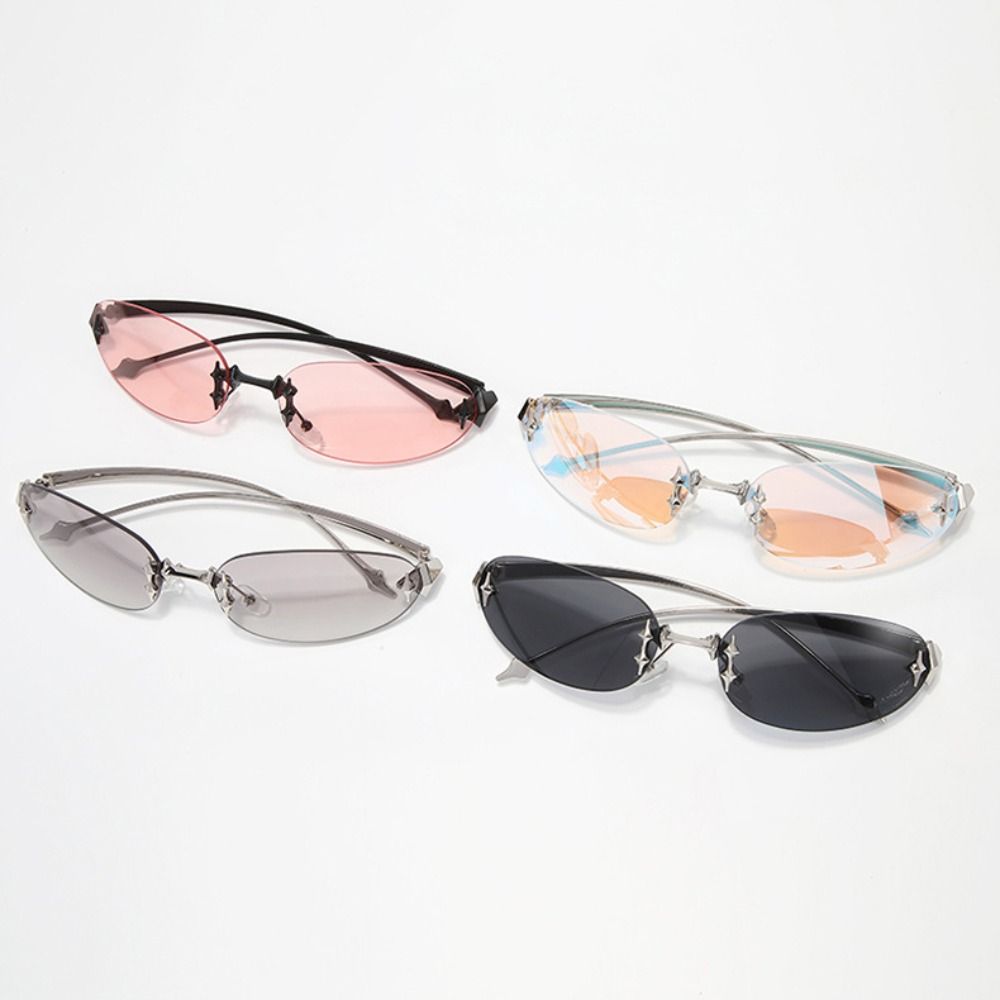 Y2K Style Frameless Sunglasses - Vintage Fashion Trends avis et prix