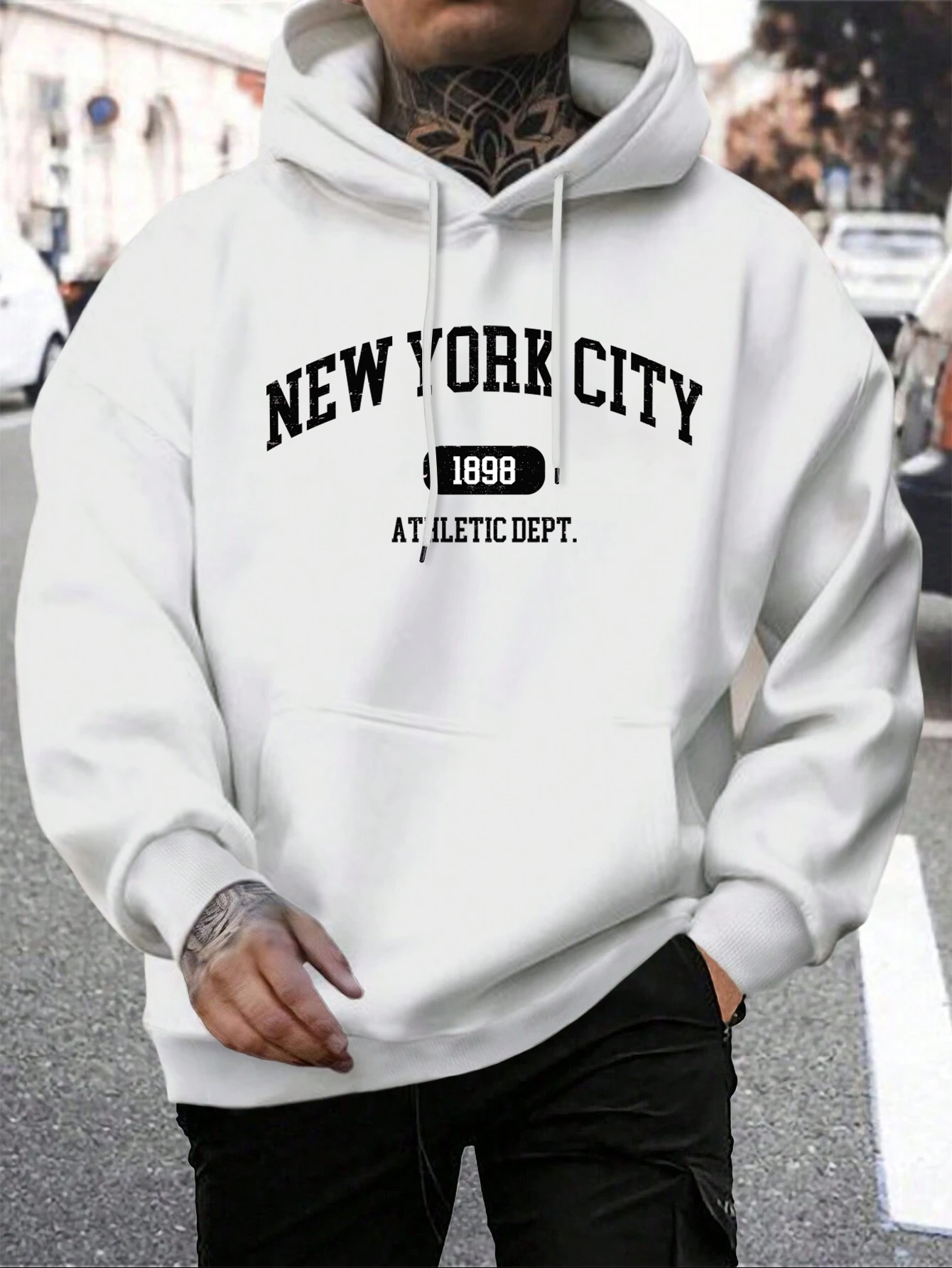 New York Usa City Letter Hoodi - Vintage Fashion York avis et prix