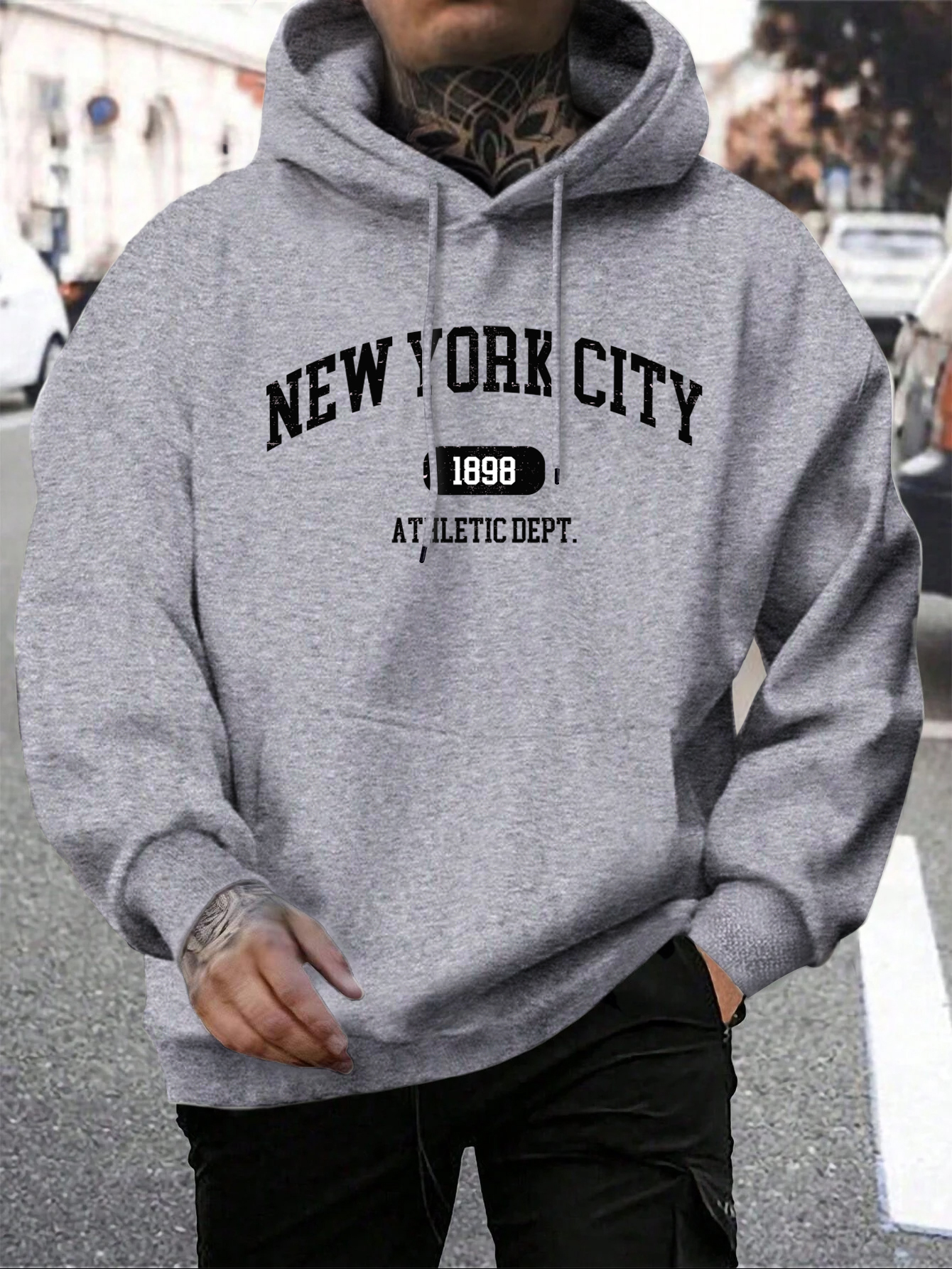 New York Usa City Letter Hoodi - Vintage Fashion York avis et prix