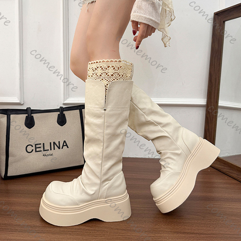Comemore Gothic Lace Platform  - Vintage Fashion Heels avis et prix