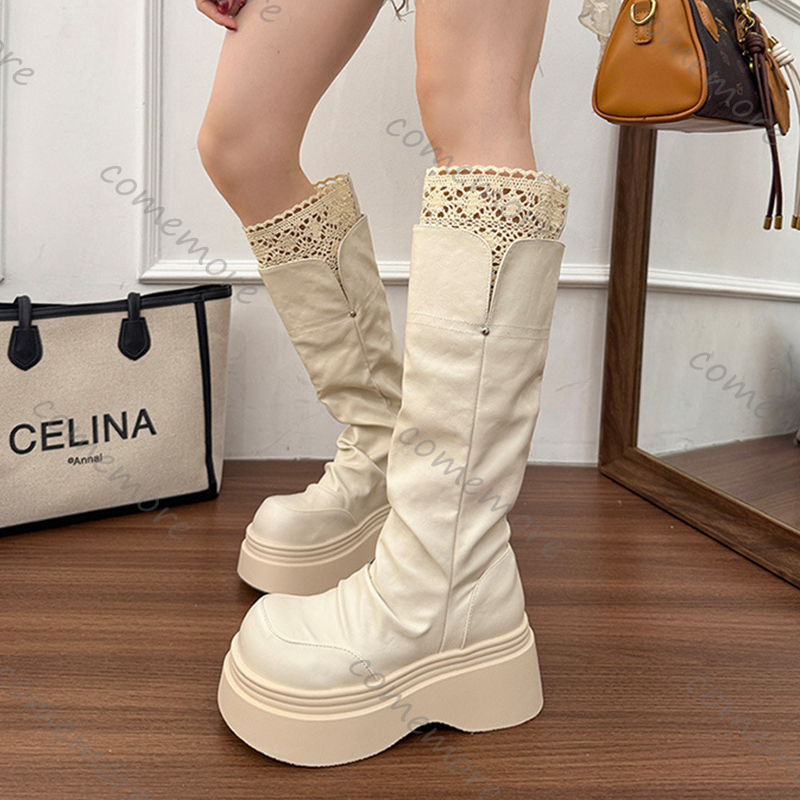 Comemore Gothic Lace Platform  - Vintage Fashion Heels avis et prix