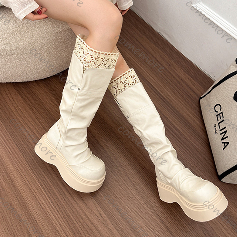 Comemore Gothic Lace Platform  - Vintage Fashion Heels avis et prix