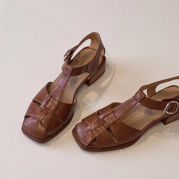 Women's Sandals Summer New Fas - Vintage Fashion Heels avis et prix