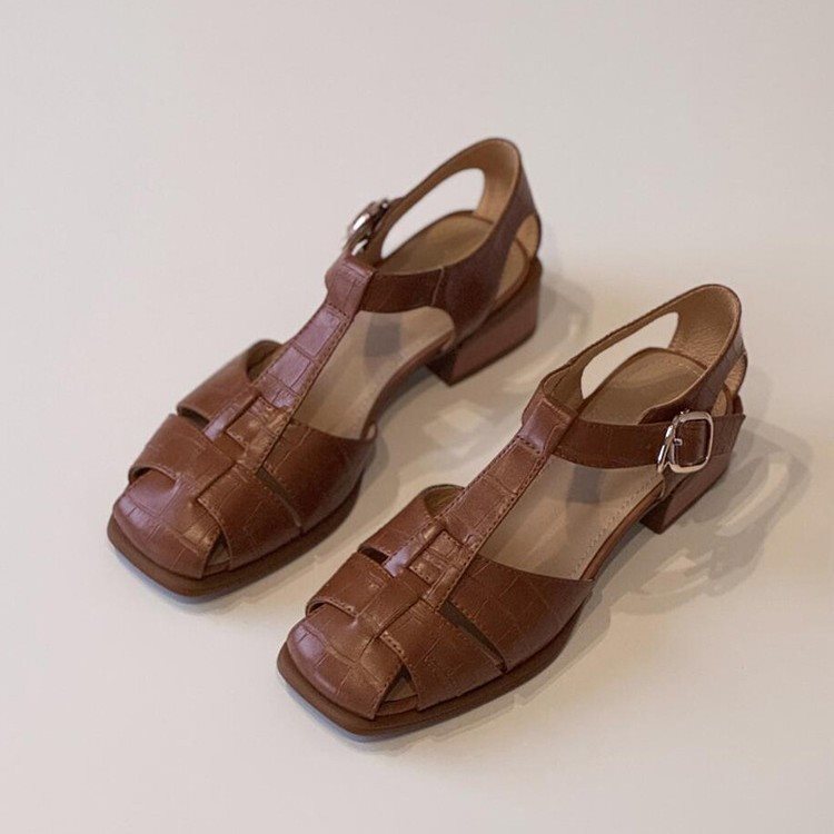 Women's Sandals Summer New Fas - Vintage Fashion Heels avis et prix