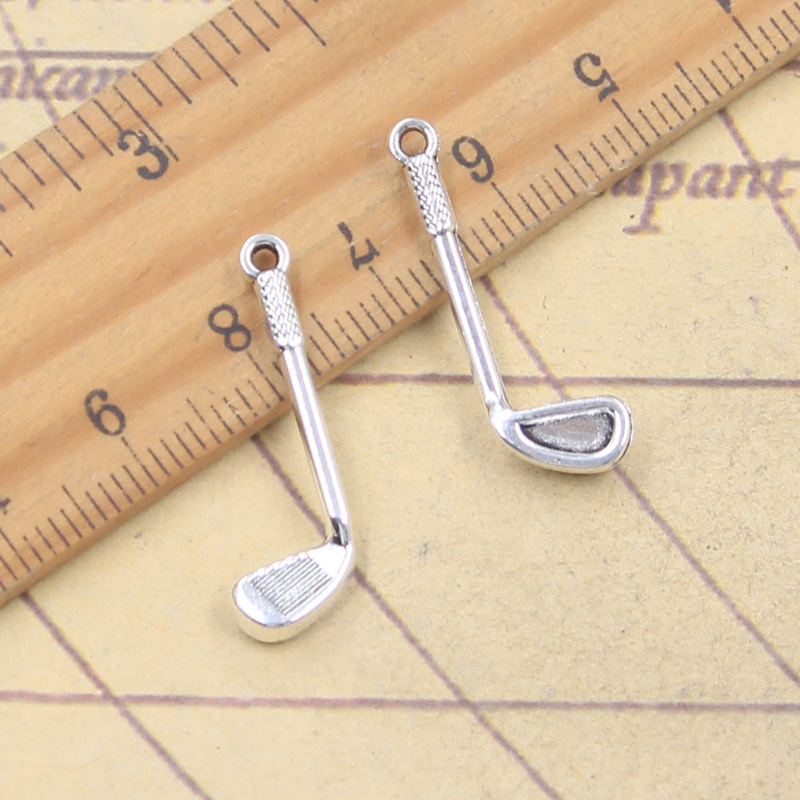 20pcs Charms golf club 27x9mm  - Vintage Fashion Club Photos avis et prix