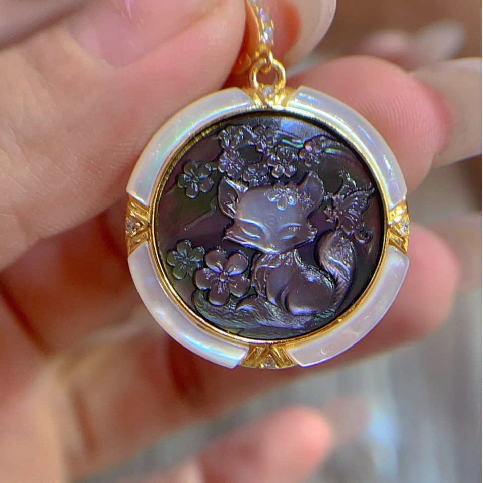 925 Sterling Silver Shell Came - Vintage Fashion Center avis et prix