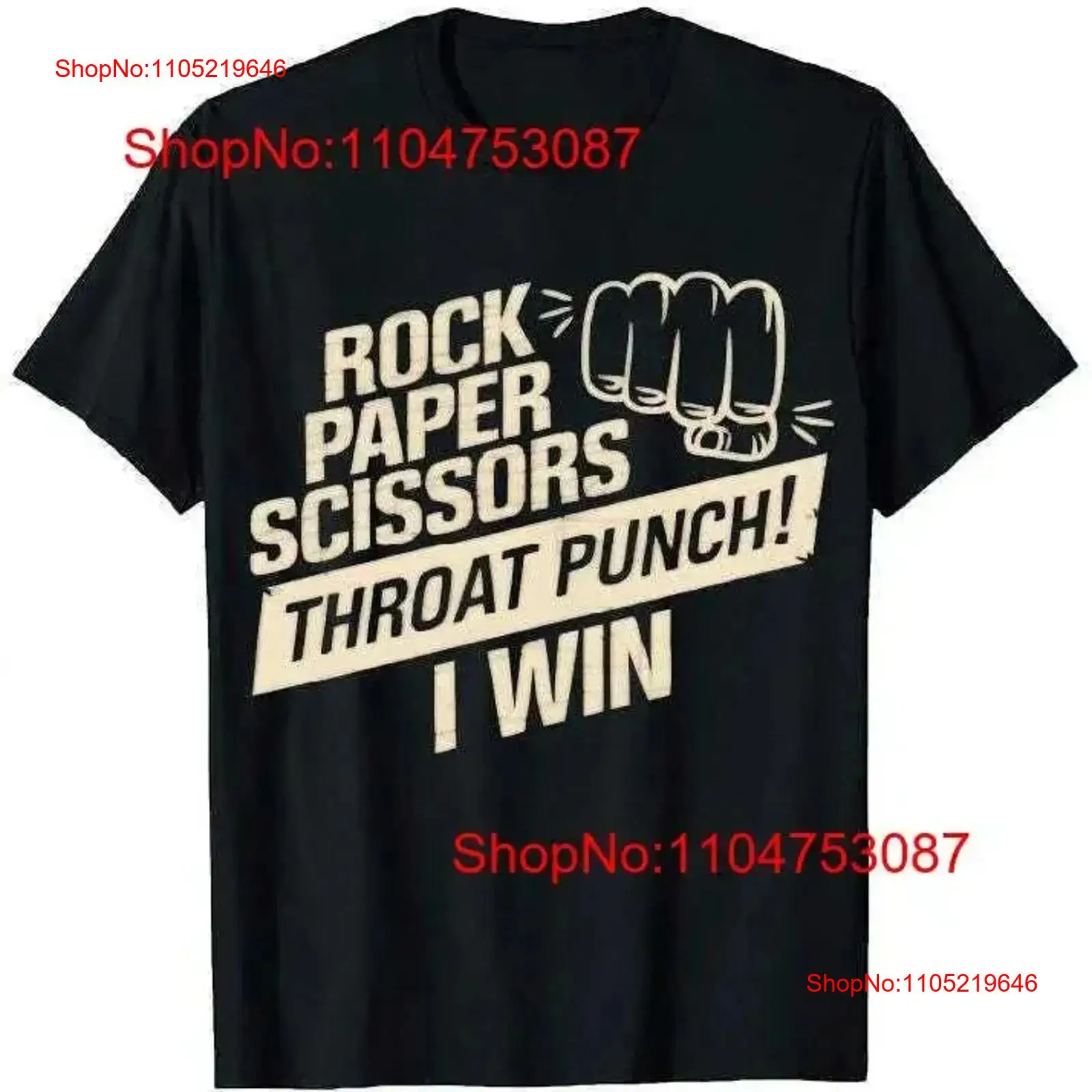 Rock Paper Scissors Throat Pun - Quirky Vintage Fashion avis et prix