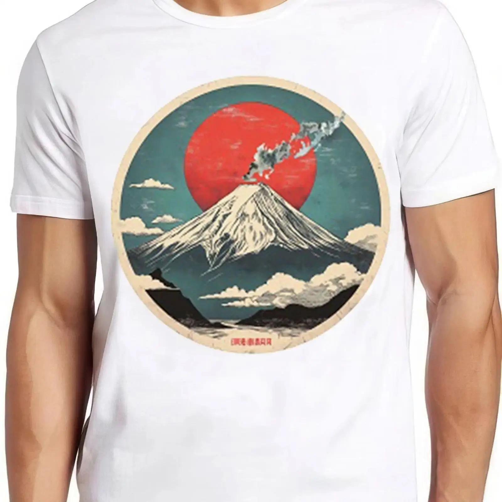 Fuji T Shirt san Mount Japan I - Vintage Fashion Tokyo avis et prix