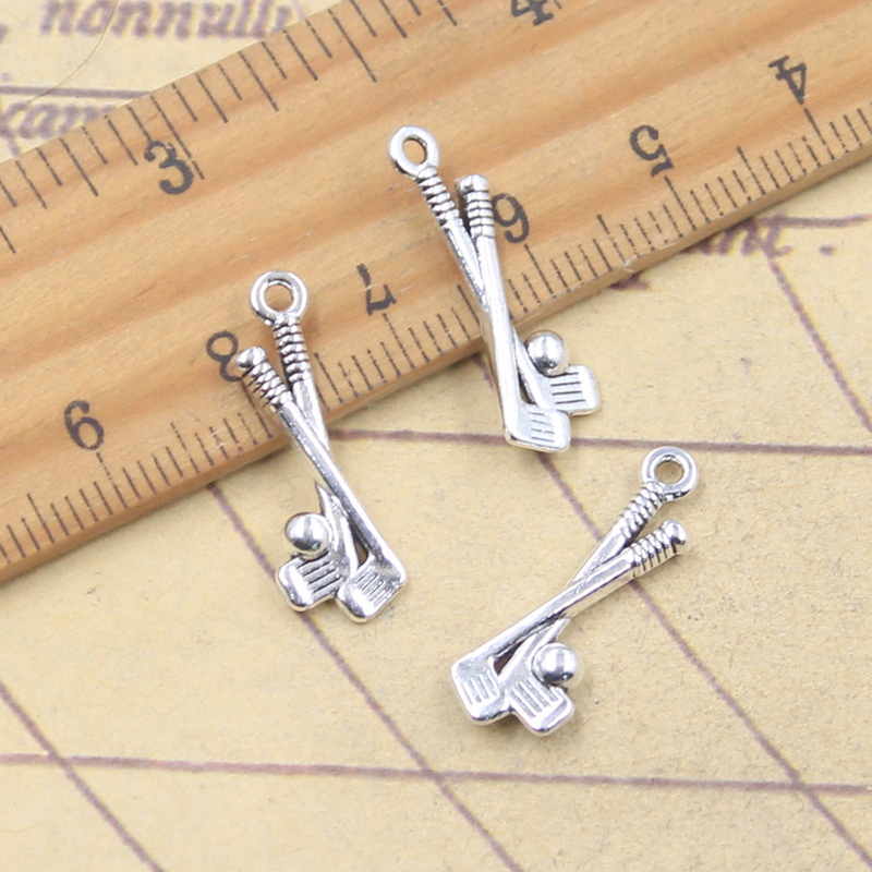 30pcs Charms Golf Club 22x8mm  - Vintage Fashion Club Photos avis et prix
