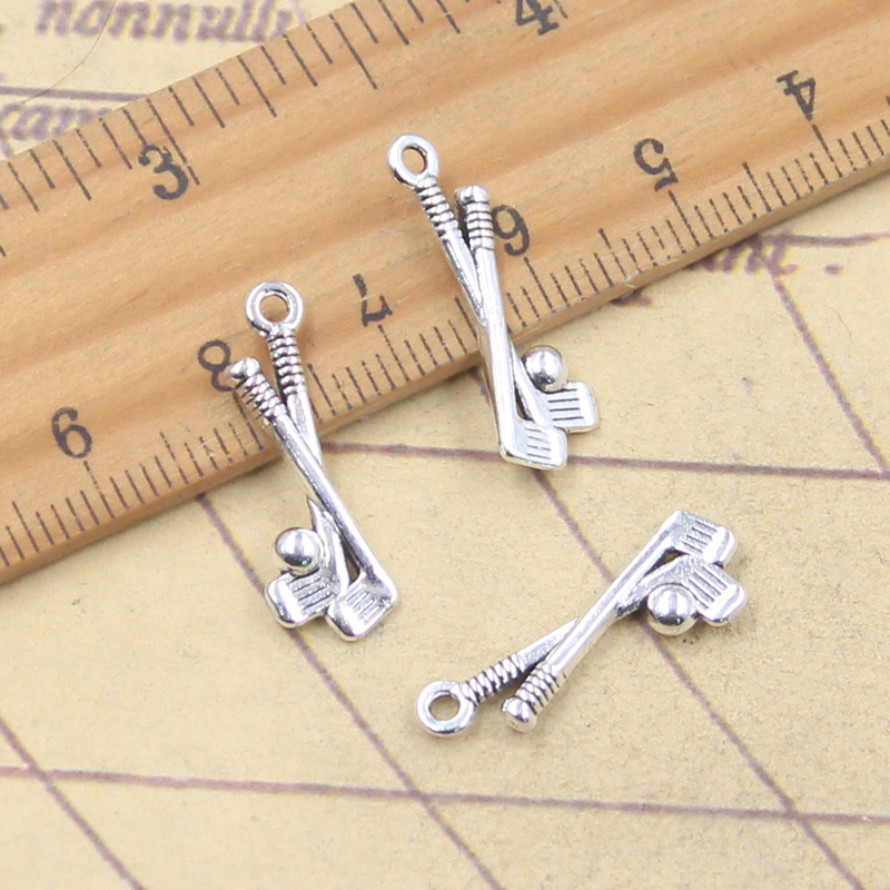 30pcs Charms Golf Club 22x8mm  - Vintage Fashion Club Photos avis et prix