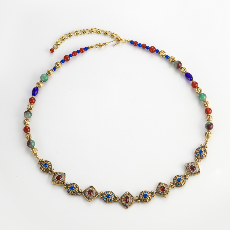 Vintage Beaded Necklace Bohemi - Vintage Fashion Jewelry Brands avis et prix