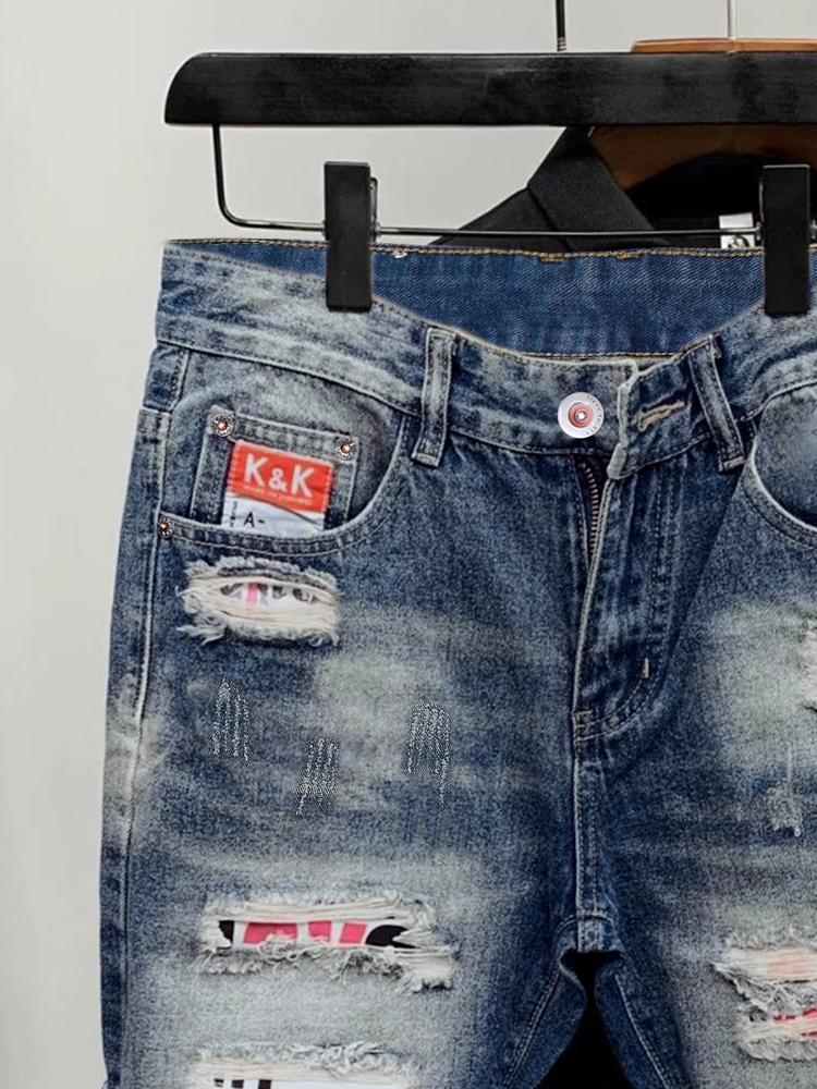 2026 Summer Ripped Straight Me - Vintage Fashion Trends avis et prix