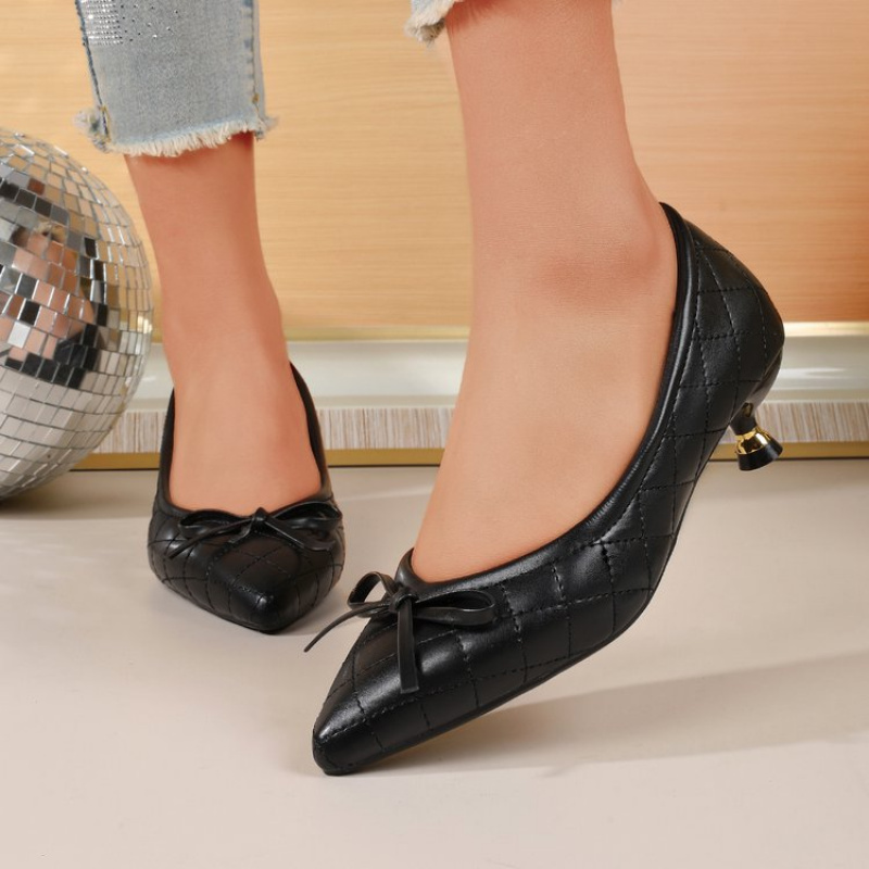 Vintage Women's Pointed Toe Bo - Vintage Fashion Heels avis et prix