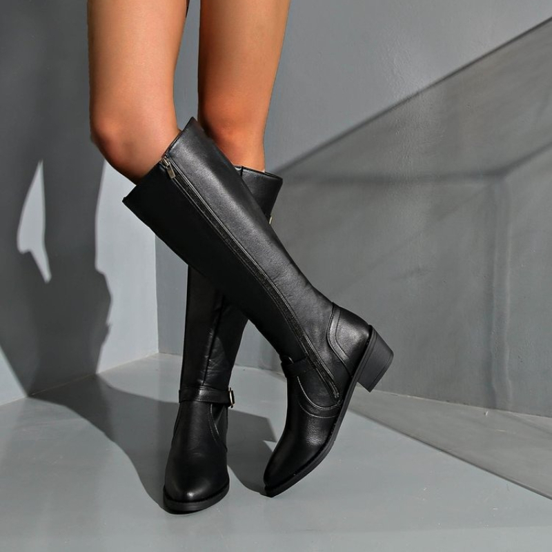 Women Knee High Boots Platform - Vintage Fashion Heels avis et prix