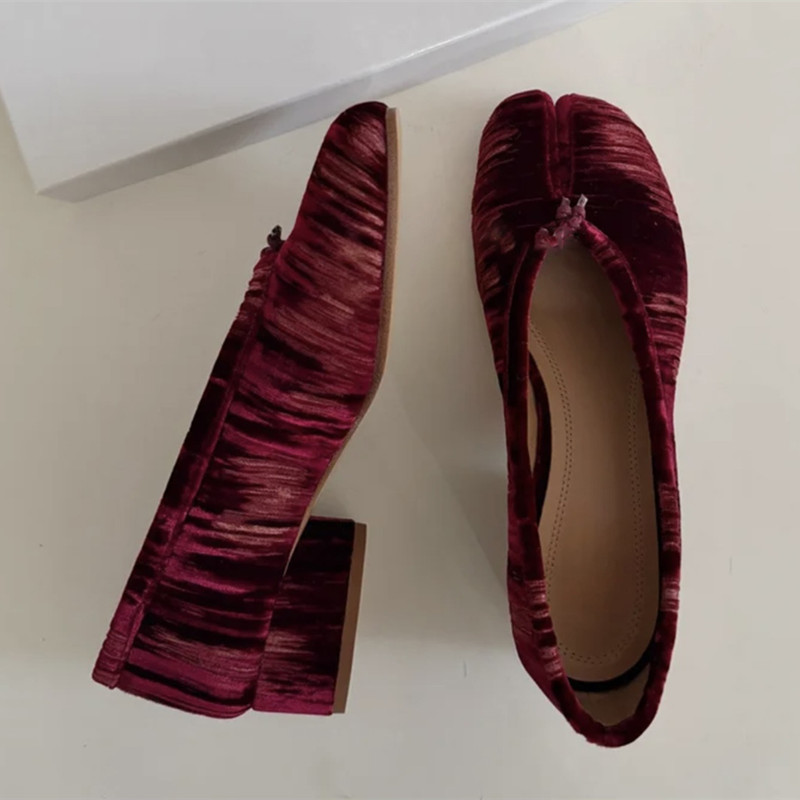 Fashion Pleated Designer Flann - Vintage Fashion Heels avis et prix