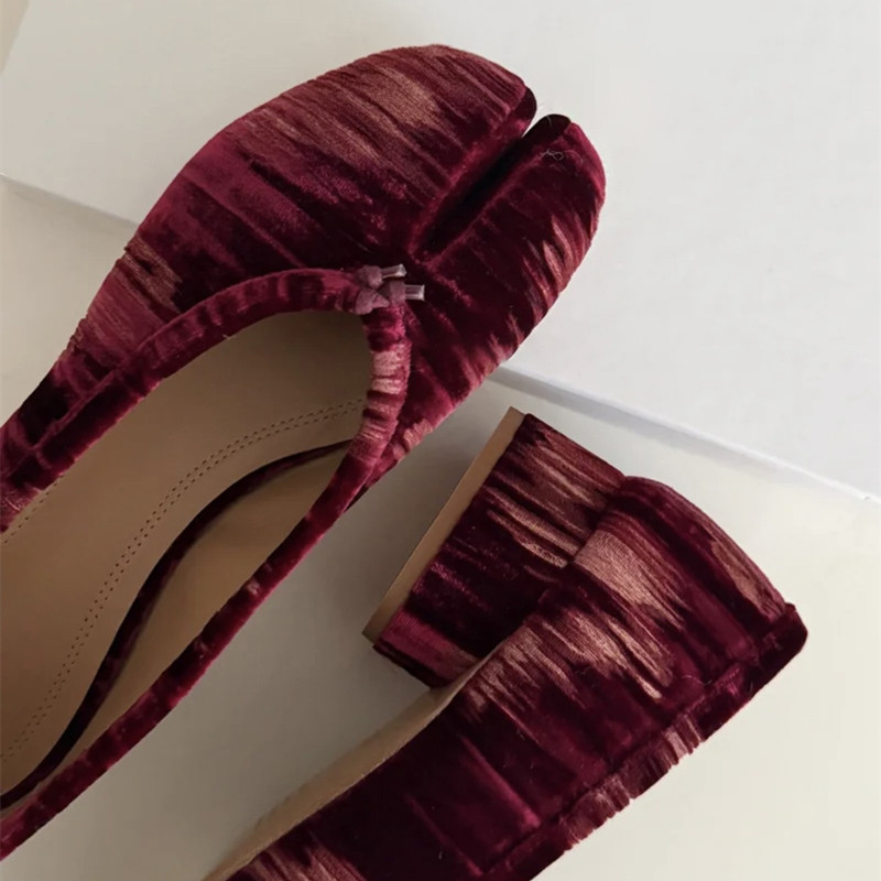 Fashion Pleated Designer Flann - Vintage Fashion Heels avis et prix