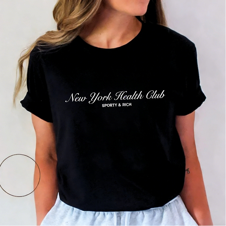 New York Letters Printing Wome - Vintage Fashion York avis et prix