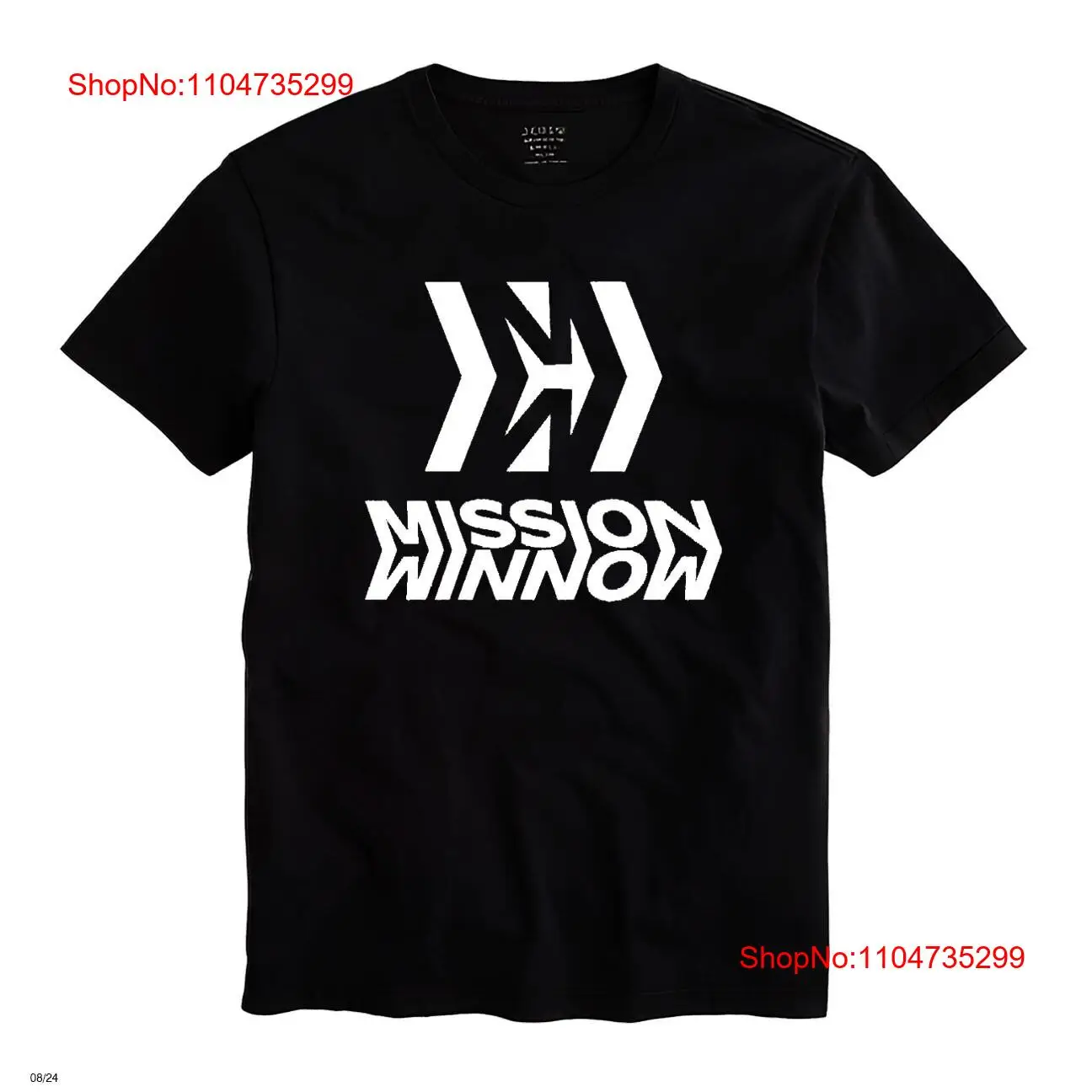 T shirt Mission Now Men Black  - Vintage Fashion Now avis et prix