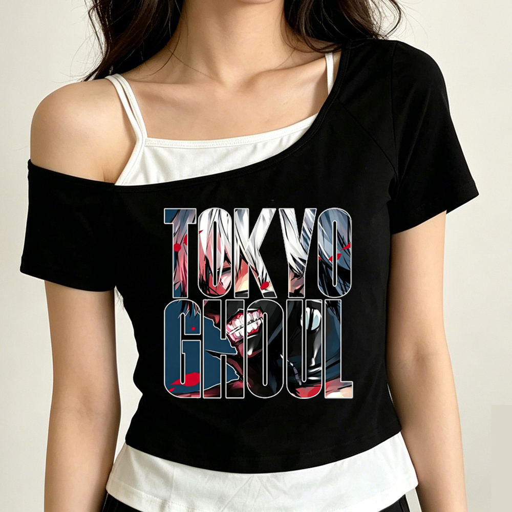 Tokyo Ghoul crop top ladies ko - Vintage Fashion Tokyo avis et prix