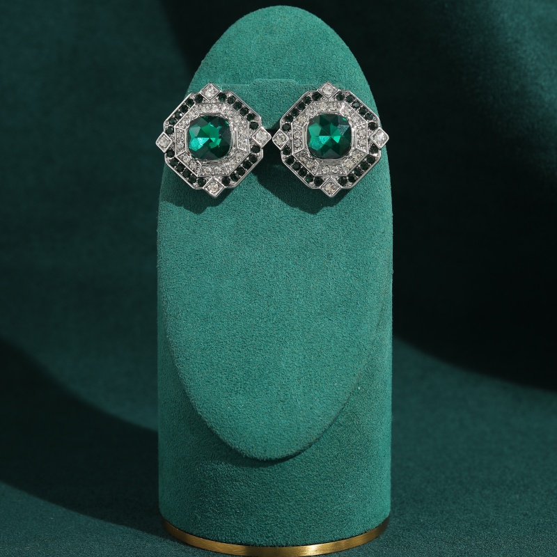 Vintage Square Emerald Crystal - Vintage Fashion Jewelry Brands avis et prix