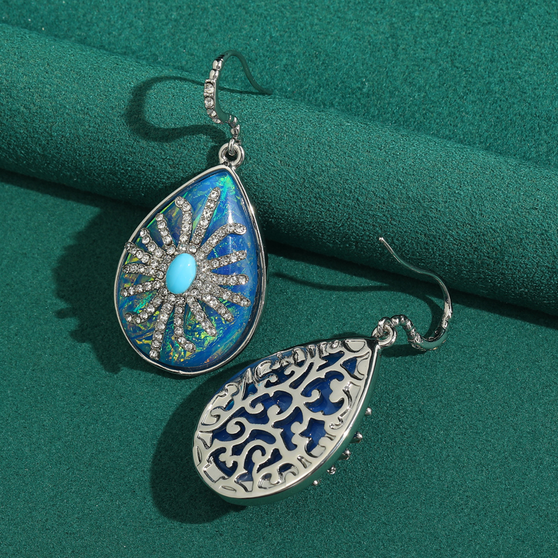Vintage Bright Opal Blue Drop  - Vintage Fashion Jewelry Brands avis et prix