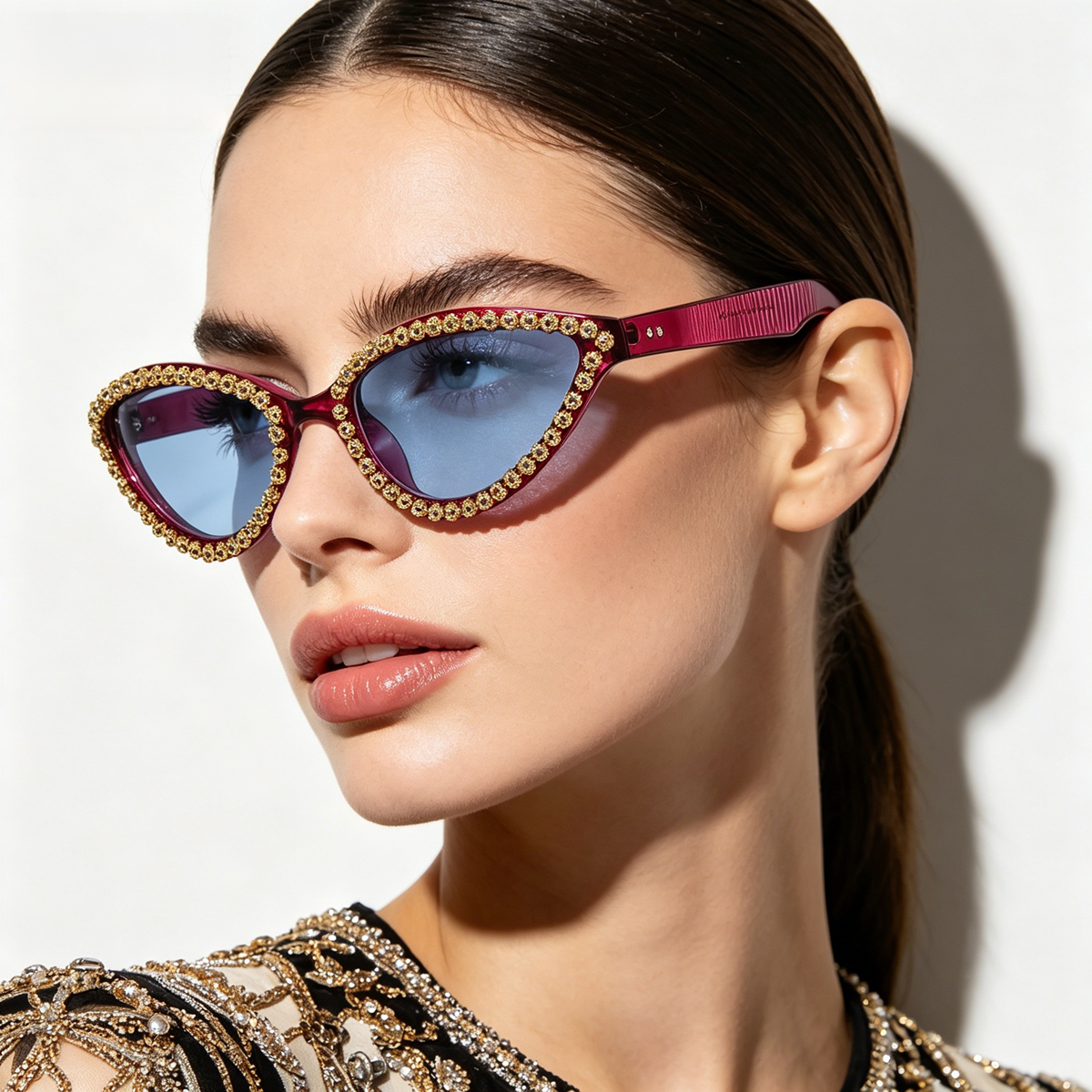 Retro Small Cat Eye Sunglasses - Vintage Fashion Club Photos avis et prix