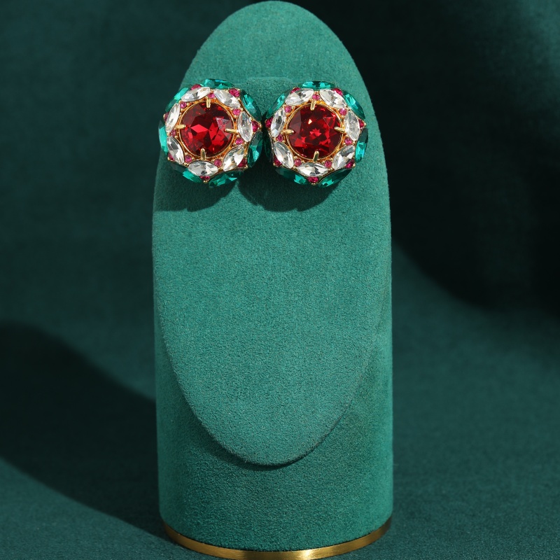 Vintage Red Crystal White Zirc - Vintage Fashion Jewelry Brands avis et prix