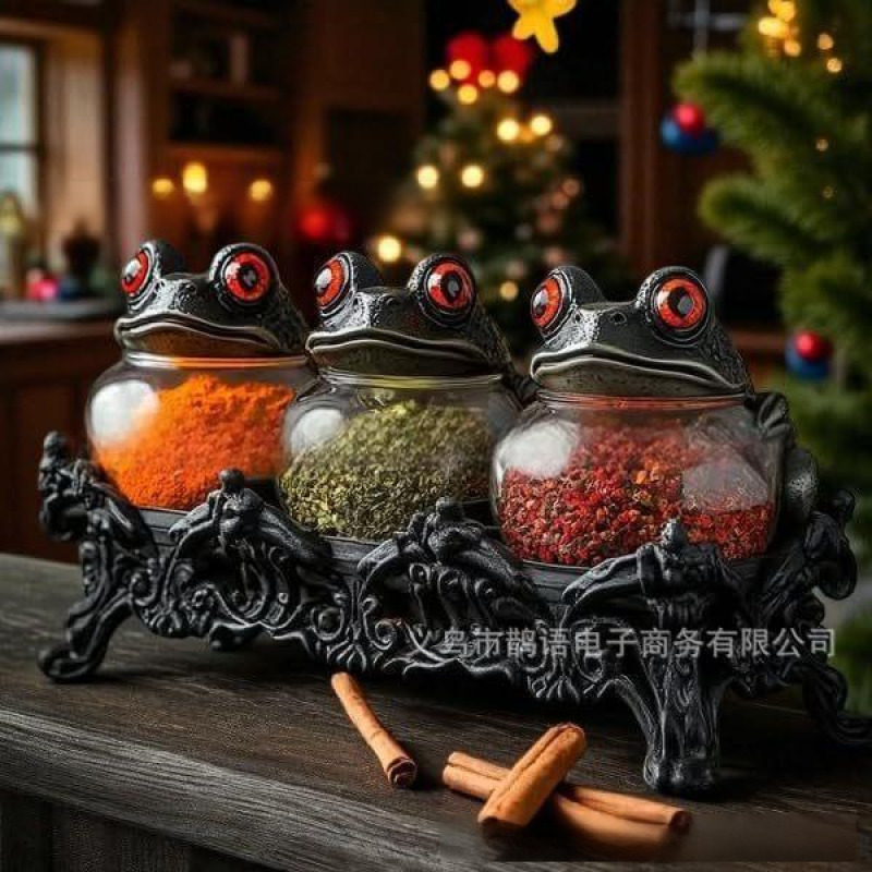 Witch ThreePiece Spice Jars Se - Quirky Vintage Fashion avis et prix