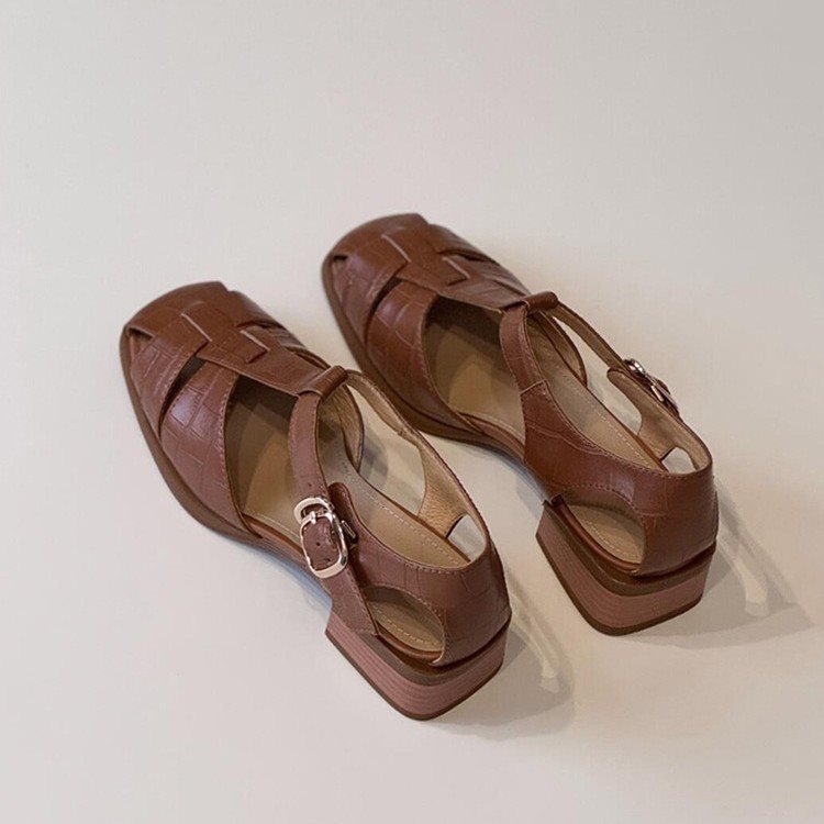 Women's Sandals Summer New Fas - Vintage Fashion Heels avis et prix