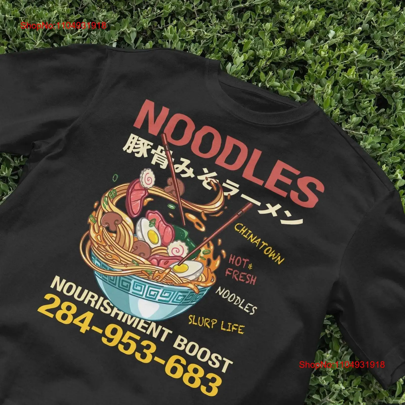 Cute Ramen Noodle T Shirt Japa - Vintage Fashion Tokyo avis et prix