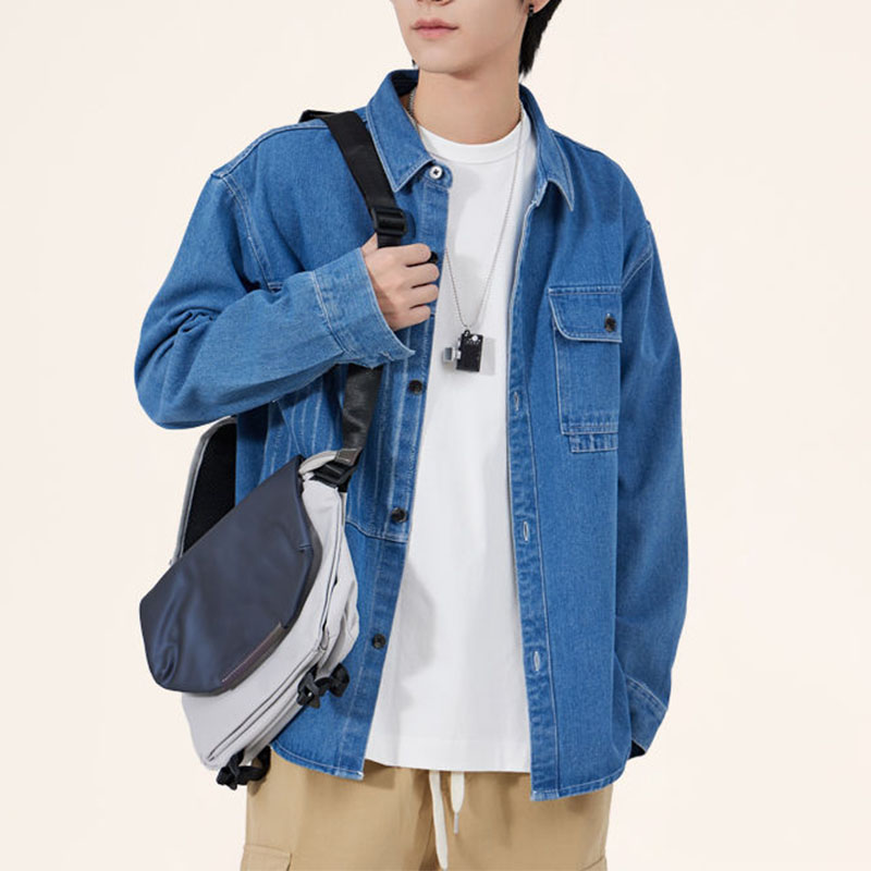 Men Korean Chic Turn-down Coll - Vintage Fashion Now avis et prix