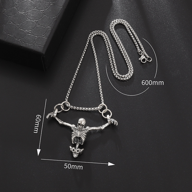 Mens Gothic Vintage Silver Pla - Quirky Vintage Fashion avis et prix