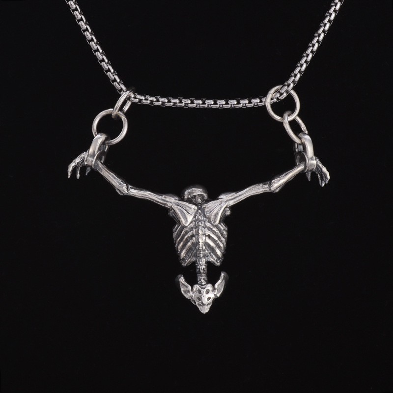 Mens Gothic Vintage Silver Pla - Quirky Vintage Fashion avis et prix