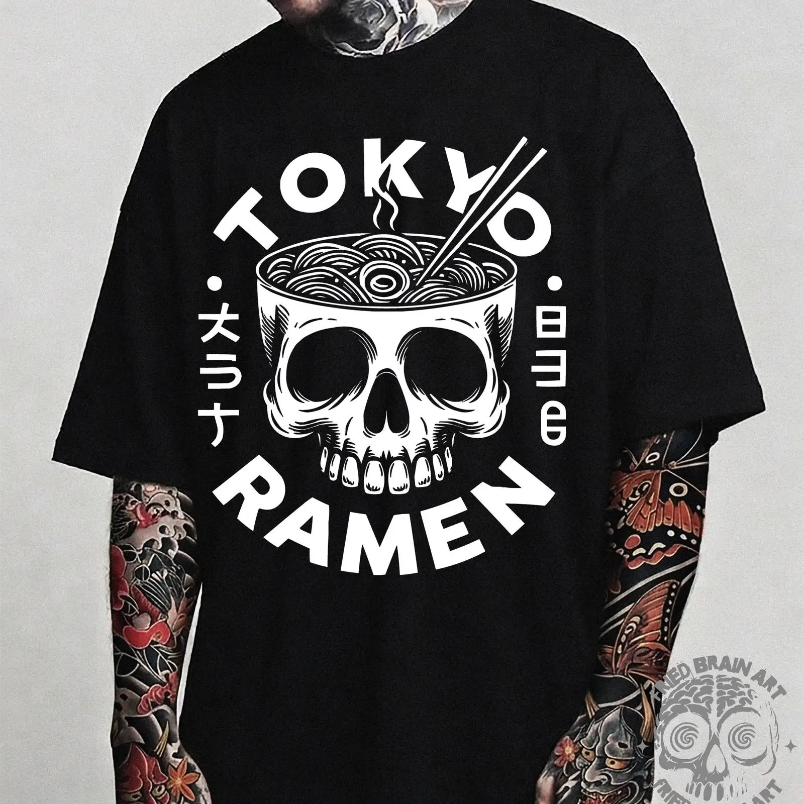 Tokyo Skull Ramen T Shirt Japa - Vintage Fashion Tokyo avis et prix