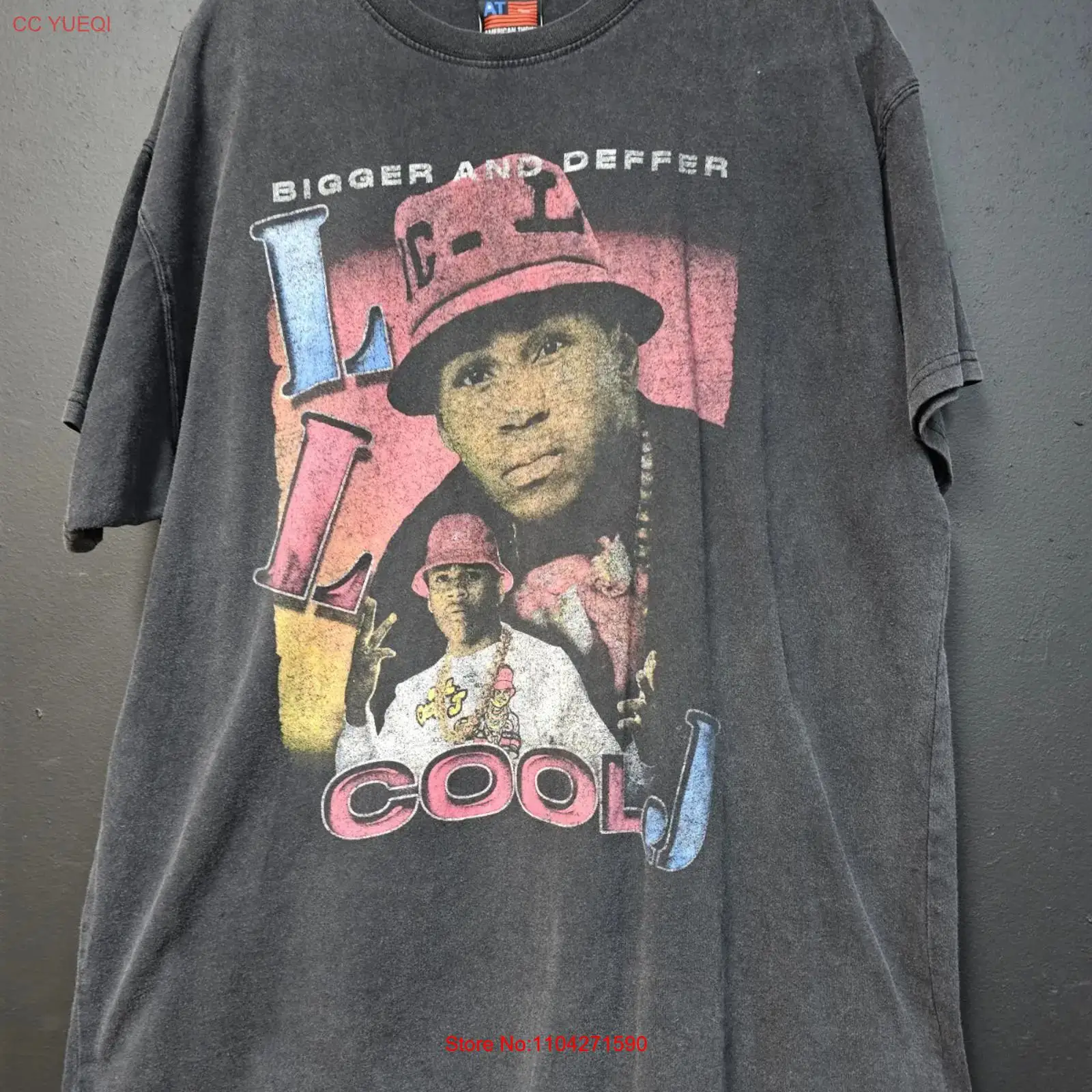 LL Cool J T Shirt Large Americ - Thrift Vintage Fashion Usa avis et prix