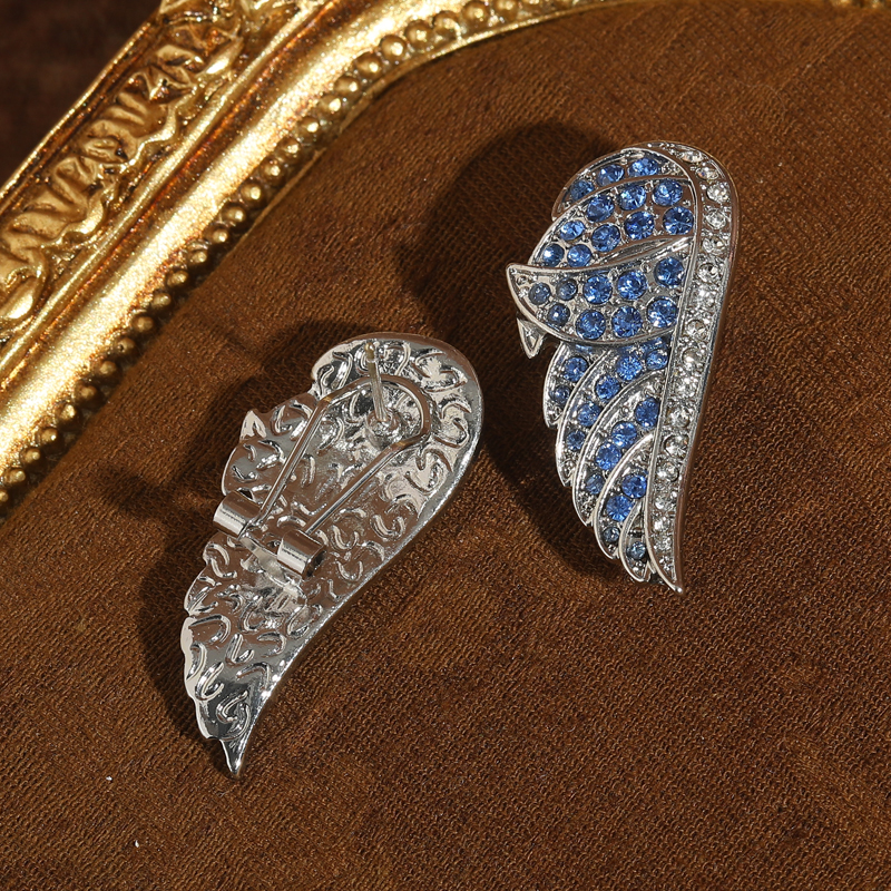 Vintage Angel Wing Blue Earrin - Vintage Fashion Jewelry Brands avis et prix