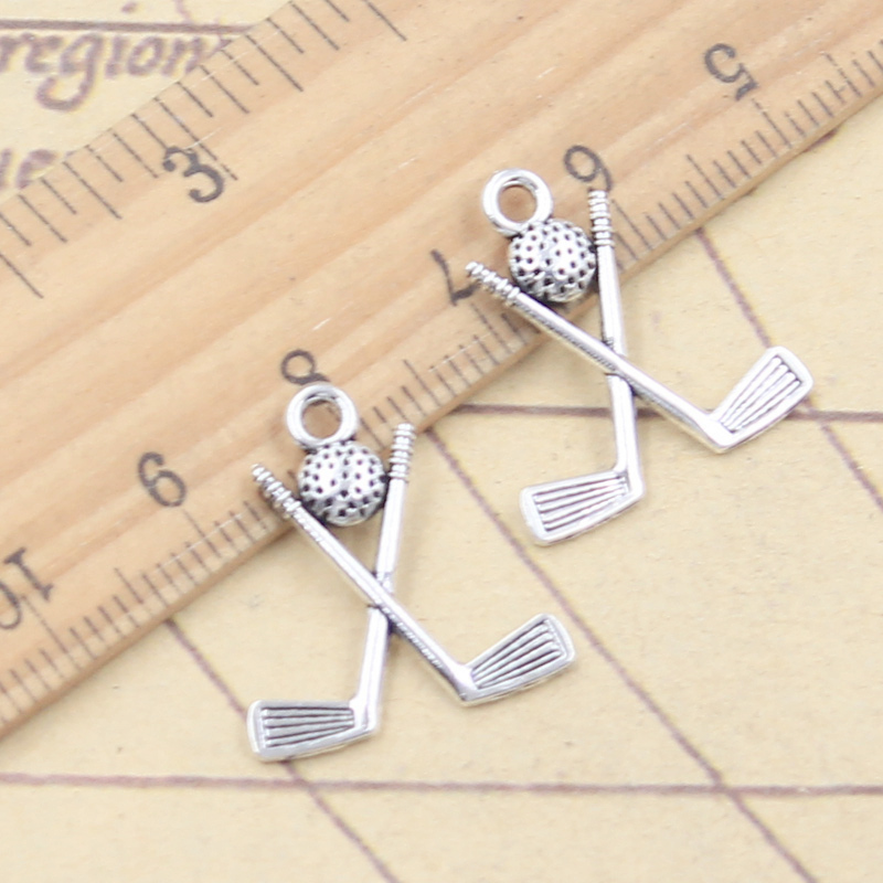 20pcs Charms Hockey Stick Club - Vintage Fashion Club Photos avis et prix