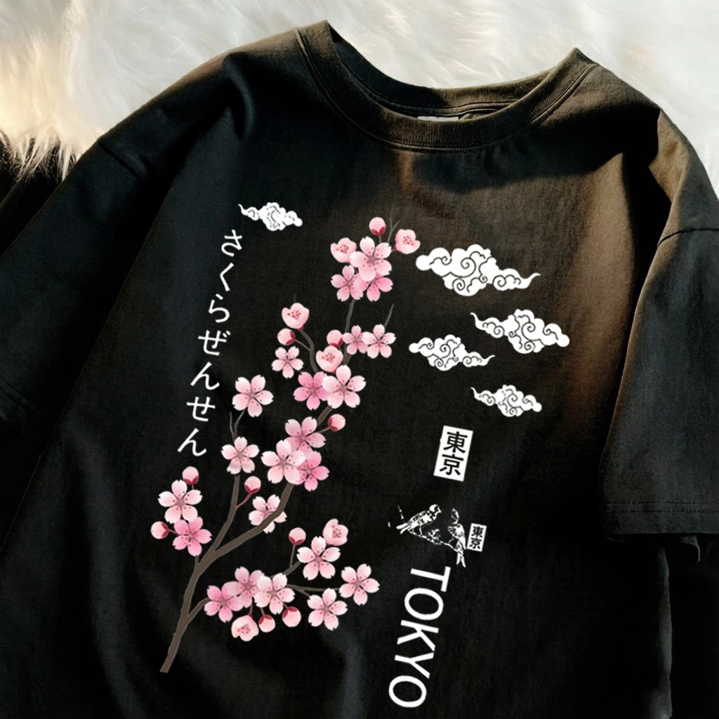 Tokyo Print T-Shirt for Women  - Vintage Fashion Tokyo avis et prix