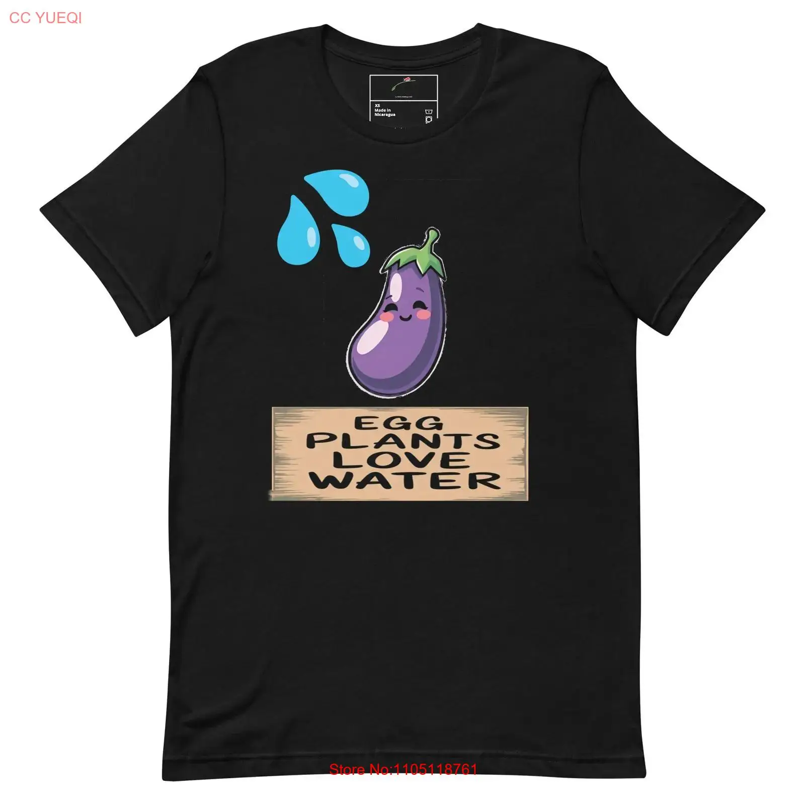 Eggplants Love Water T Shirt F - Quirky Vintage Fashion avis et prix